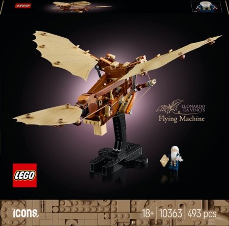 10363 LEGO® Icons Leonardo da Vinci lennumasin 
