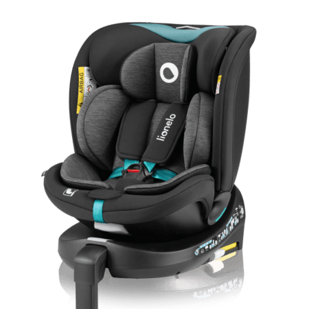 LIONELO turvatool NAVY I-SIZE, Black turquoise,  40-150 cm., LO-NAVY I-SIZE 