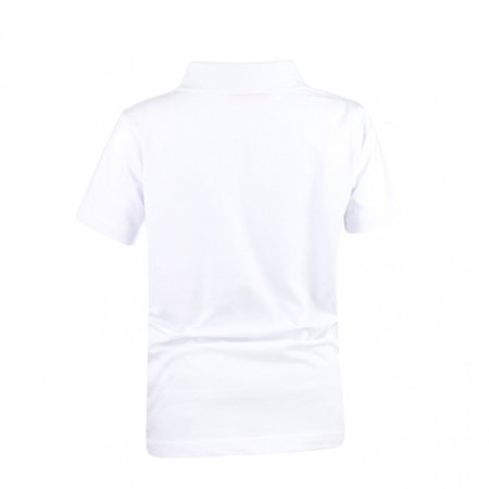 MAMAJUM polo lühikeste varrukatega t-särk särk, kootud, 10-000007, valged, 116/122 cm 