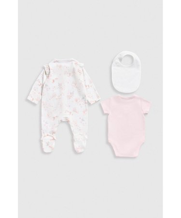 MOTHERCARE pikkade varrukatega sipupüksid, body ja põll, IF338 74 