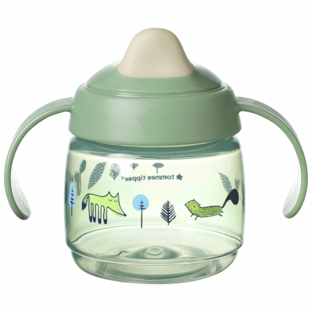 TOMMEE TIPPEE võõrutamise lutipudel poistele WEANING SIPPEE, 4m+, 190ml, green, 447826 447826