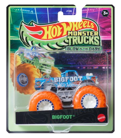 HOT WHEELS Monster Trucks pimedas helendavad autod, JFX08 