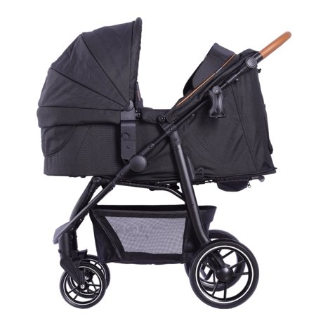 BABYTROLD vankrikorv MALAGA, Black, 13-51SN-L 