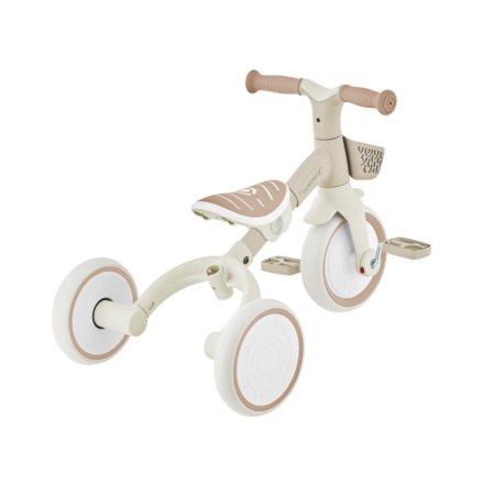 GLOBBER õppekolmerattaline Learning Trike 3in1 Plus, kookospähkli, 738-466 