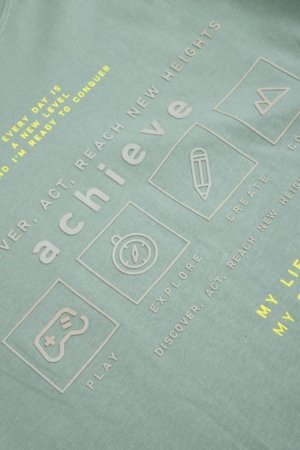 COCCODRILLO lühikeste varrukatega t-särk, rohelised, WC6143203NBJ-011-140, 140 cm 