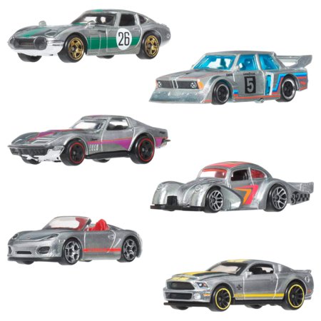 HOT WHEELS 1:64 kuue ZAMAC mudeli komplekt, JLB26 