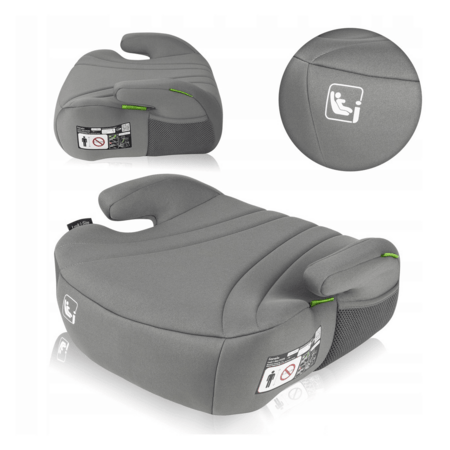 LIONELO turvatool-booster  LUUK I-SIZE, Grey, 125-150 cm., LO-LUUK I-SIZE 