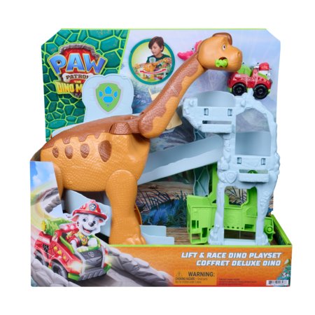 PAW PATROL mängukomplekt Pup Squad Lift & Race Dino, 6075941 