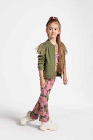 COCCODRILLO sweatshirt MYSTIC NATURE GIRL KIDS, roheline, ZC4132602MGK-011-122, 122 cm 