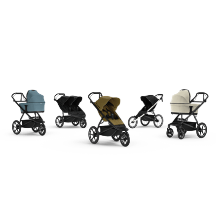 THULE jalutuskäru URBAN GLIDE 3 Double, Black, 10101978 