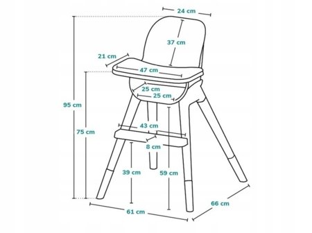 LIONELO söötmistool MONA, Stone, LO-MONA 