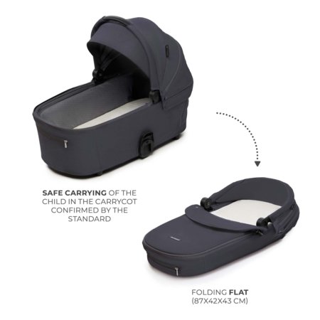 KINDERKRAFT universaalne käru 2IN1 NEA 2.0, deep grey, KSNEA002DGR2000 
