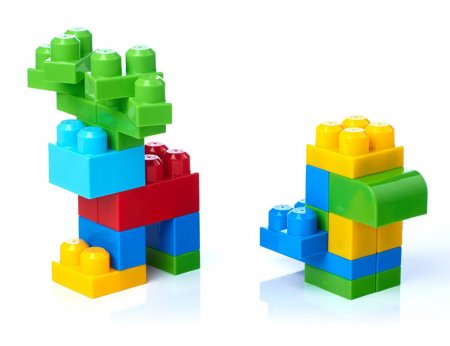 MEGA BLOKS FIRST BUILDERS kaladėlių rinkinys First Builders 60 vnt, DCH55 DCH55