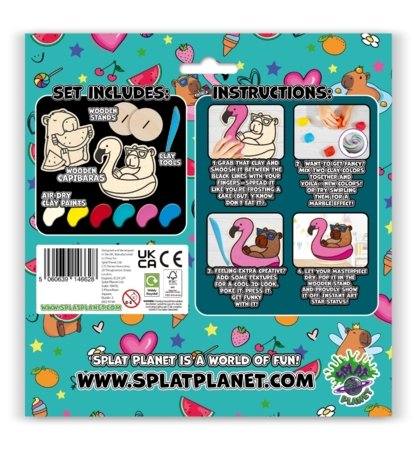 SPLAT PLANET modelleerimissavi komplekt, Capybara, SP40978 