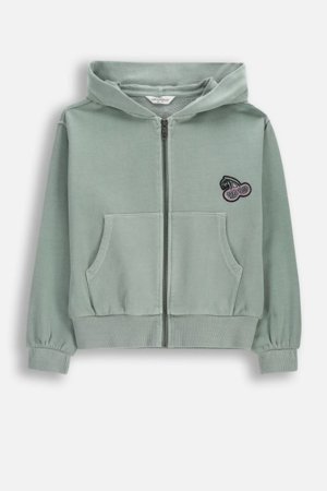 COCCODRILLO kapuutsiga tõmblukuga pusa, roheline, cm 