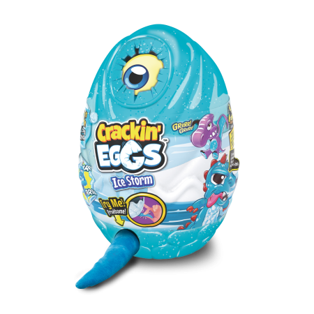 CRACKIN EGGS plüüsist möirgav dinosaurus Dino Ice, assortii, SK003A1 