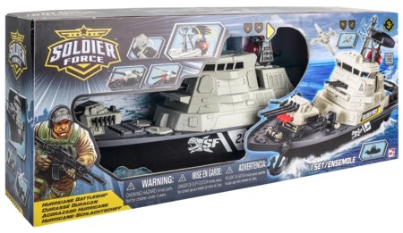 SOLDIER FORCE militaarne mängukomplekt Hurricane Battleship, 545162 
