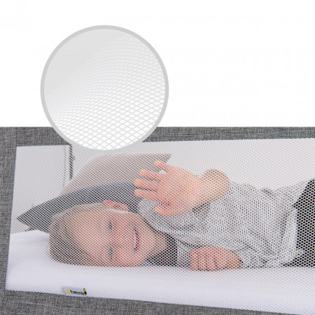 HAUCK voodipehmendus  Sleep N Safe Plus XL Melange grey 595770