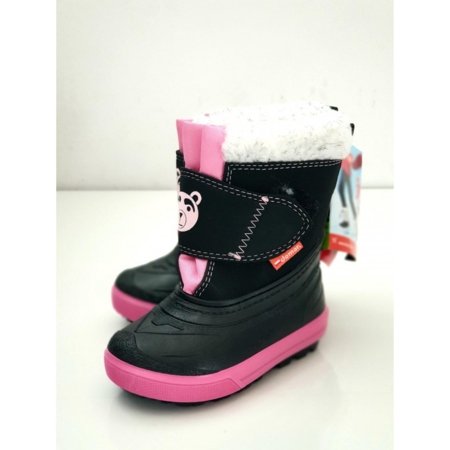 DEMAR talvesaapad BEAR, mustad/roosad, 1507, 22-23 1507 28-29