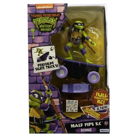 TMNT RC skateboard with figure Half Pipe, assort., 71051 71051