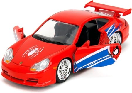 JADA Spider-Man auto Porsche 911 GT3 RS 1:32, 253222020 
