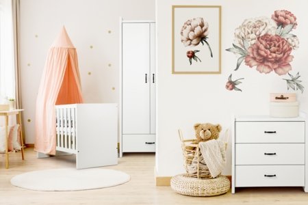 LITTLE SKY by KLUPŚ lastetuba AMELIA, 120x60 cm., White 