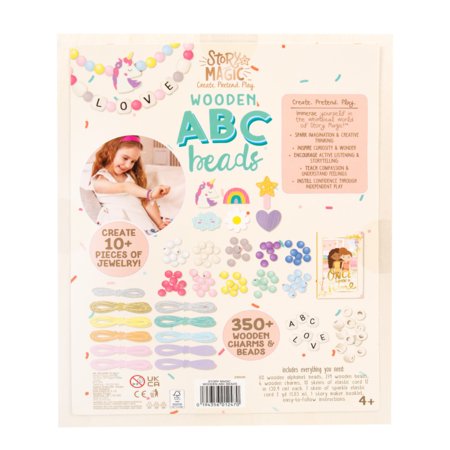 STORY MAGIC loovkomplekt Puidust tähehelmed (ABC), 201247 