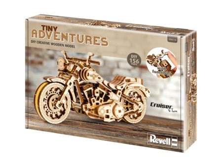 REVELL Cruiser V-Twin puidust mudel, 00614 