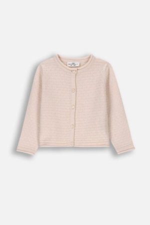 COCCODRILLO sweater FLOWERS GIRL NEWBORN, ecru, ZC4172201FGN-003-086, 86 cm 