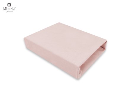 MIMINU voodilina kummiga, 140x70 cm., Powdery pink 