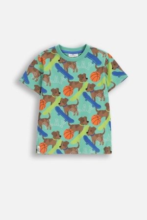 COCCODRILLO t-särk ACADEMY BOY KIDS, roheline, cm 