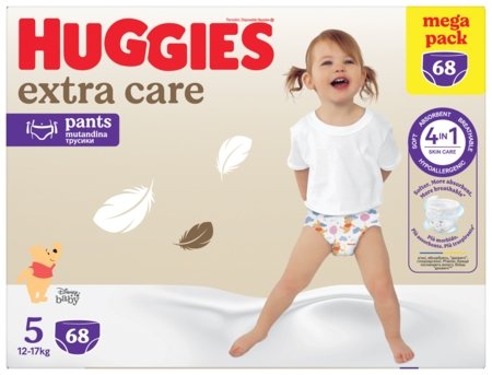 HUGGIES püksmähkmed EXTRA CARE, Box, 5 suurus, 12-17 kg., 34x2 tk., 2668771 