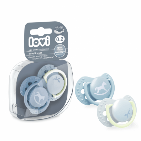 LOVI silikoonist dünaamiline lutt 0-2m 2 tk Baby Shower Boy, 22/900poiss 22/900boy