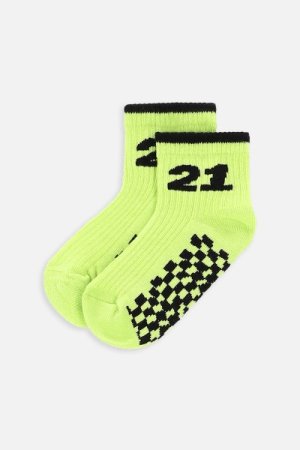 COCCODRILLO sokid SOCKS BOY, lime, WC4382213SOB-030-030 