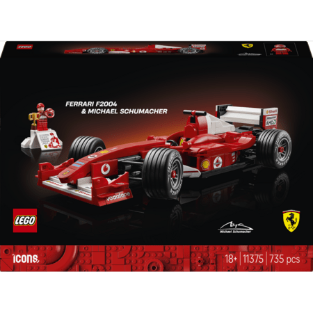 11375 LEGO® Icons Ferrari F2004 ja Michael Schumacher 