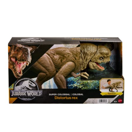 JURASSIC WORLD SUPER COLOSSAL interaktiivne dinosaurus Distortus Rex, JKG95 