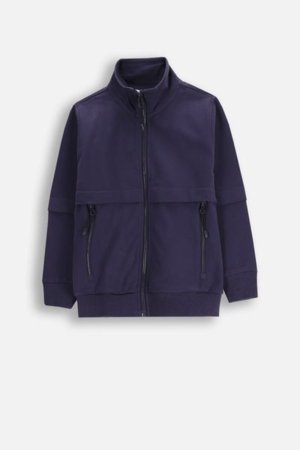 COCCODRILLO nööpidega kampsun SAGE TIME BOY KIDS, sinine, WC5132201SBK-015-122, 122 cm 