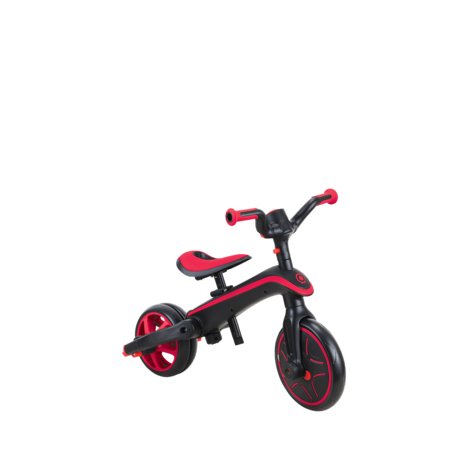 GLOBBER kolmerattaline jalgratas Explorer Trike Foldable 4 In 1, punane, 732-102 
