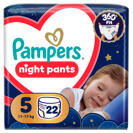 PAMPERS öö püksmähkmed, suurus 5, 22 tk, 11-17kg, 81758420 81758420