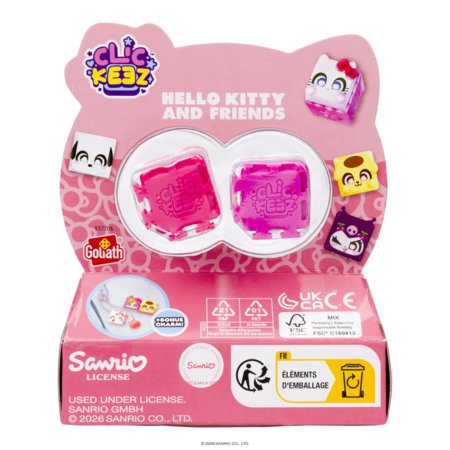 CLICKEEZ 3 kujukesed Hello Kitty and friends, assortii, 937706.012 