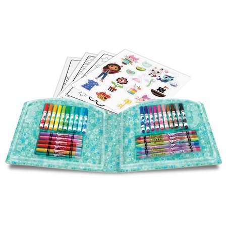 CRAYOLA loominguline komplekt Coloring Case, Gabby's Dollhouse, 40tk, 04-2945 