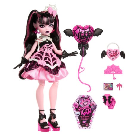 MONSTER HIGH Koletult Magus Sünnipäev – Draculaura, JBG74 
