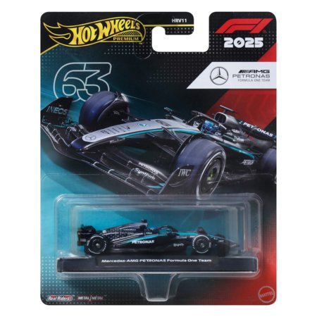 HOT WHEELS 1:64 Premium F1 Mercedes-Benz George Russell auto, JKD80 