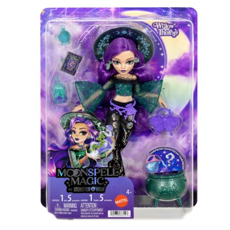 MONSTER HIGH MOONSPELL MAGIC nukk Willow – loodusnõid, JMB92 