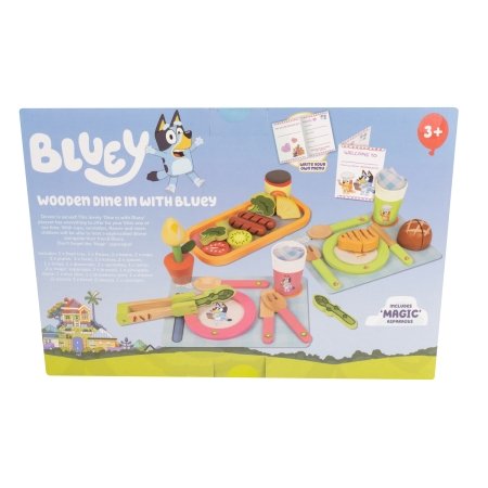 BLUEY puidust õhtusöögikomplekt, 248C 