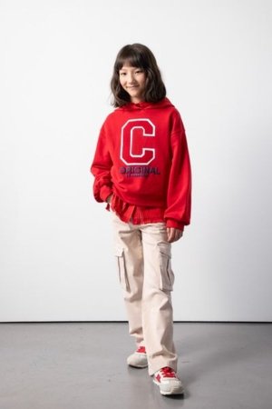 COCCODRILLO püksid ACADEMY GIRL JUNIOR, kreemjas, cm 
