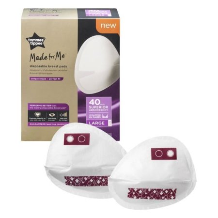 TOMMEE TIPPEE rinnapadjad 40 tk, large, white 423635 423635