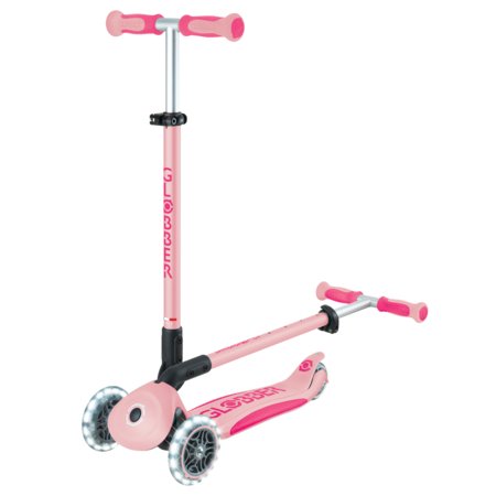 GLOBBER tõukeratas Go Up Deluxe Lights, pastellroosa, 748-710 