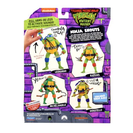 TMNT figuur Ninja Shouts Leonardo, 83351 83351