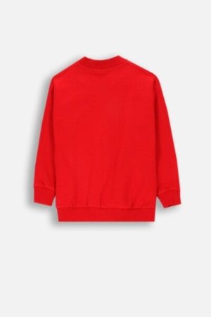 COCCODRILLO sweatshirt ELEGANT JUNIOR BOY, punane, ZC4132202EJB-009-122, 122 cm 